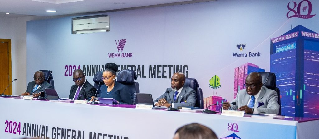 SHAREHOLDERS COMMEND WEMA BANK AT 2024 ANNUAL GENERAL MEETING