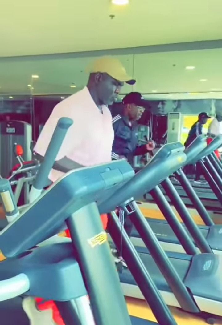 A Deserved Retirement Gym Walk-Out,” Says Former COAS Tukur Buratai in Gym Photos