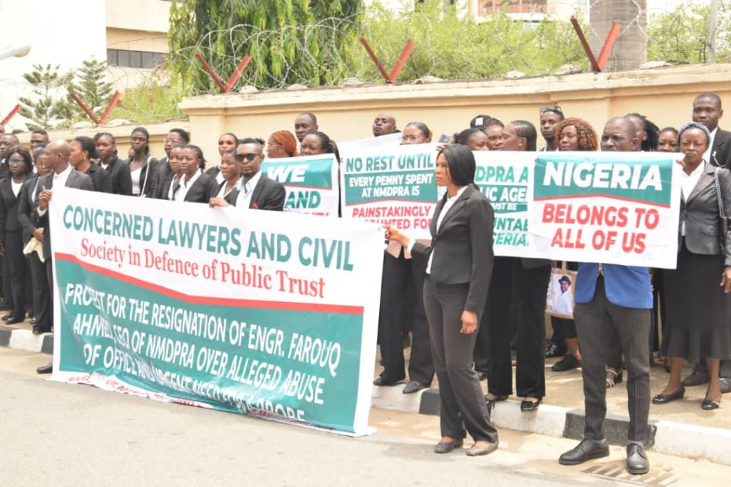 Lawyers, CSOs Storm Attorney General’s Office Over  Milion Tuition Fees Paid For NMDPRA’s Boss Children