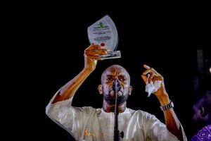 Atawewe Bags Best Indigenous Fuji Artist Award in Mushin