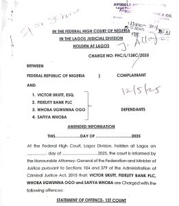 Fidelity Bank MD not Part of the Woobs Case