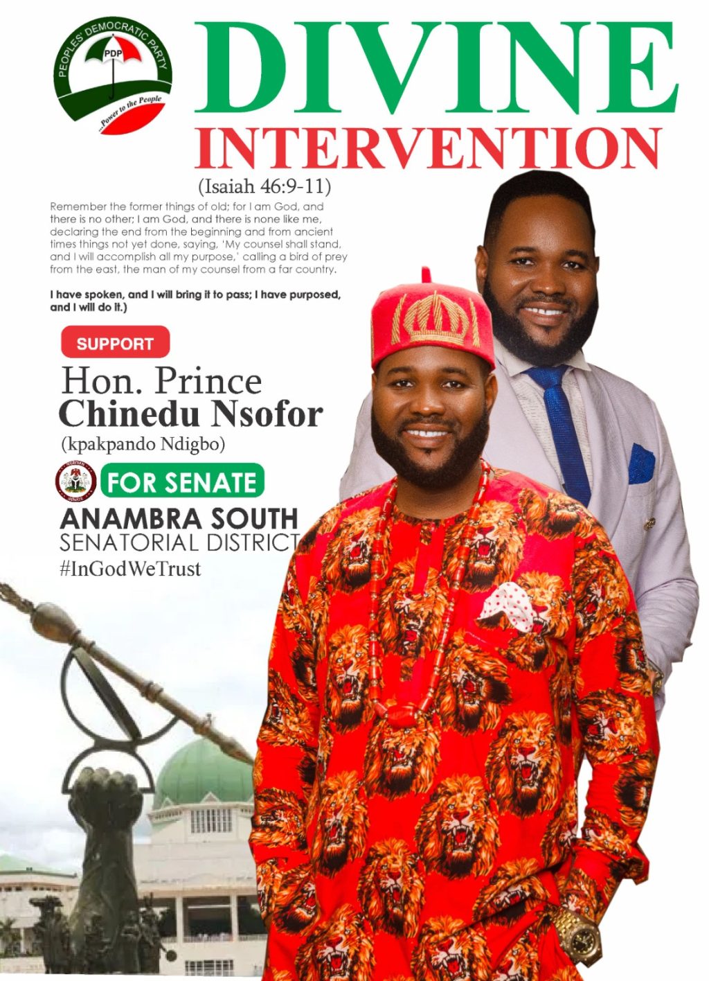 BIODATA OF HON. PRINCE CHINEDU NSOFOR (KPAKPANDO NDIGBO) FRONT-LINE PDP SENATORIAL ASPIRANT FOR ANAMBRA SOUTH SENATORIAL DISTRICT