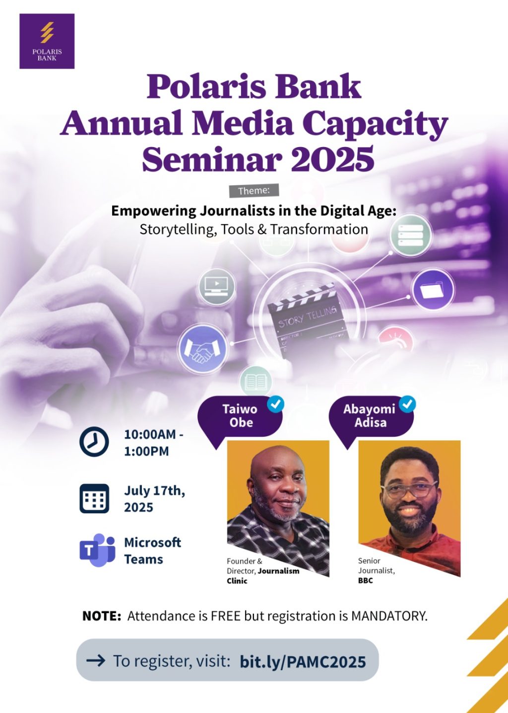 Pre-Seminar press release for the 2025 Annual media capacity building workshop