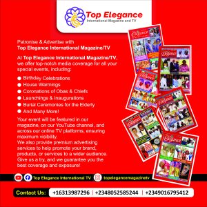 Top Elegance International Magazine Re-emphasises Digitization