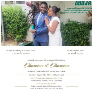 ErukuCity is abuzz with excitement as Hon. Harry Ilori’s son, Oluwaseun, prepares to embark on a new chapter and tie the knot with his beloved