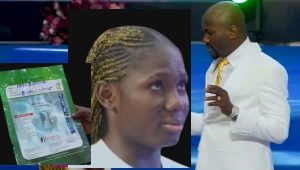 Apostle Suleman Heals Super Falcons Player, Nkor Blessing, of One-Year Leg Injury