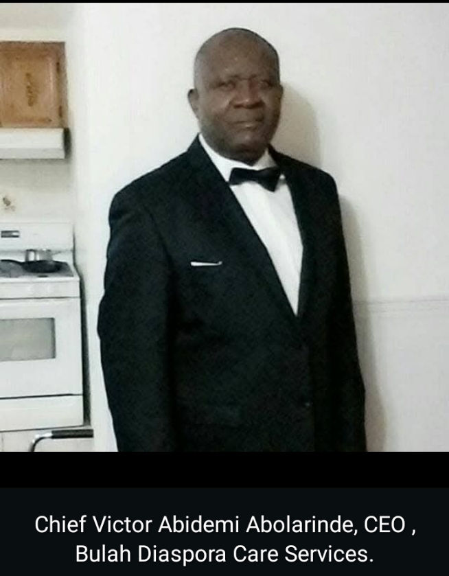 BULAH DIASPORA CARE SERVICES MANAGES ELDERLY ONES HEALTH FOR YOU.