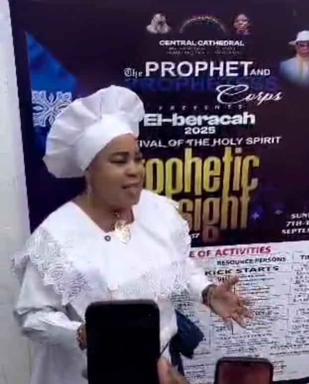 Central cathedral Abuja El-Beracah: Vision is greater than sight, sight is with the eye, vision is with the spirit.