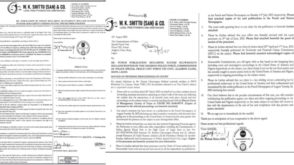 Nigerian Businessman Oluwasegun Elusoji Denies Fraud Allegations, Insists He Is Not a Fugitive