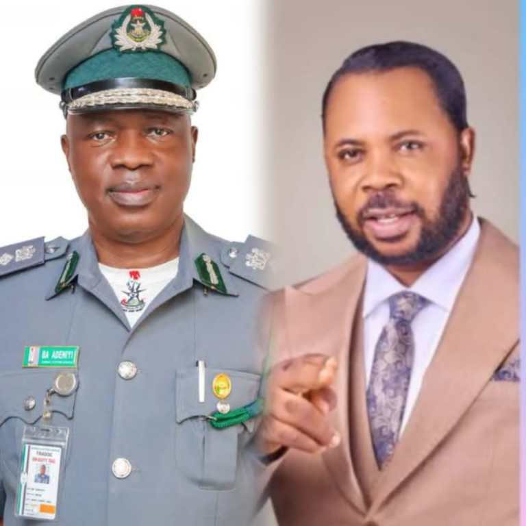 Popular Lagos Prophet Godwin ikuru Commends Achievement Made by The Controller General of Customs Mr Adewale Adeniyi