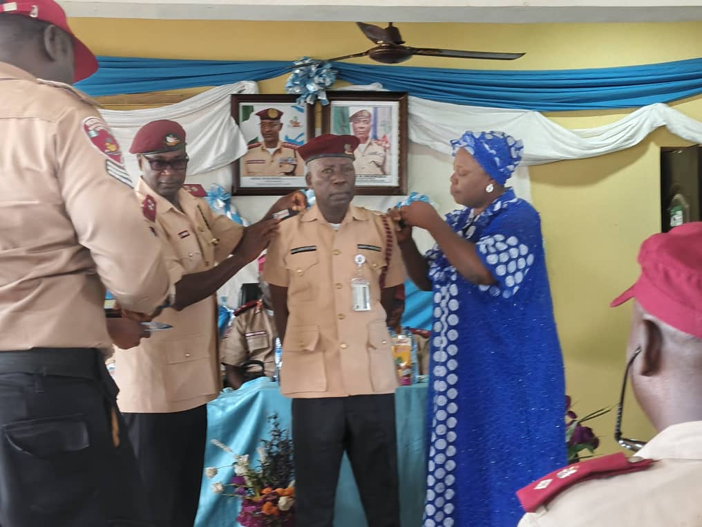 Picture News : FRSC Decorates Newly Promoted Officers in Kogi state.