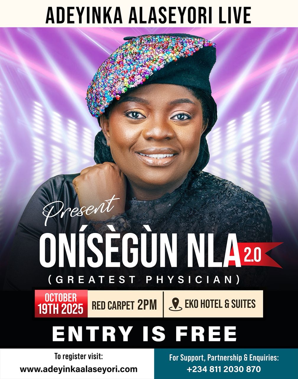 Lagos-based gospel singer Adeyinka Alaseyori set to enthrall Lagosians, fans with ‘Onisegun Nla’ 2.0  ~By Oluwaseun Fabiyi