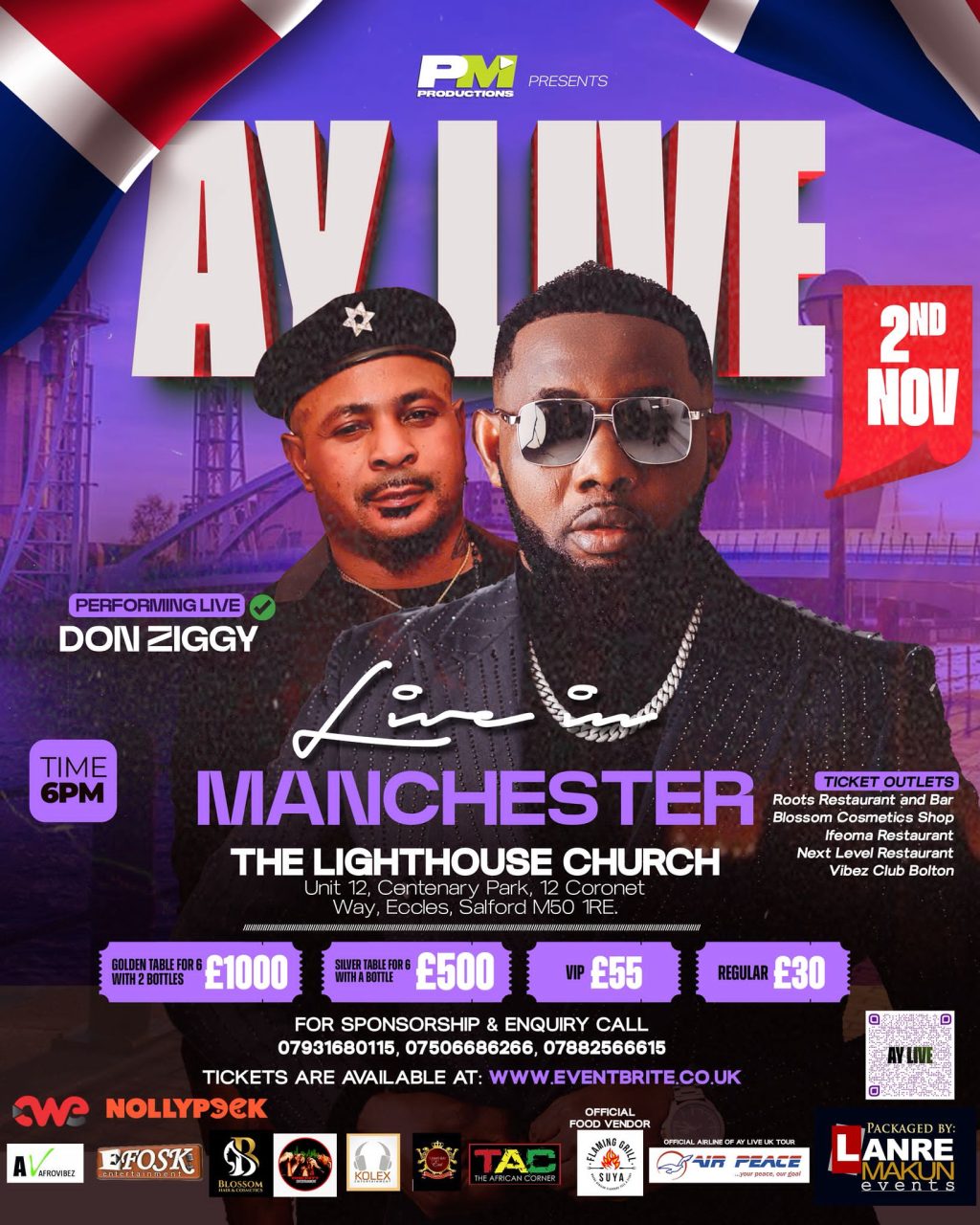 Don Ziggy Set to Headline AY Live Manchester in a Night of Laughter and Rhythm