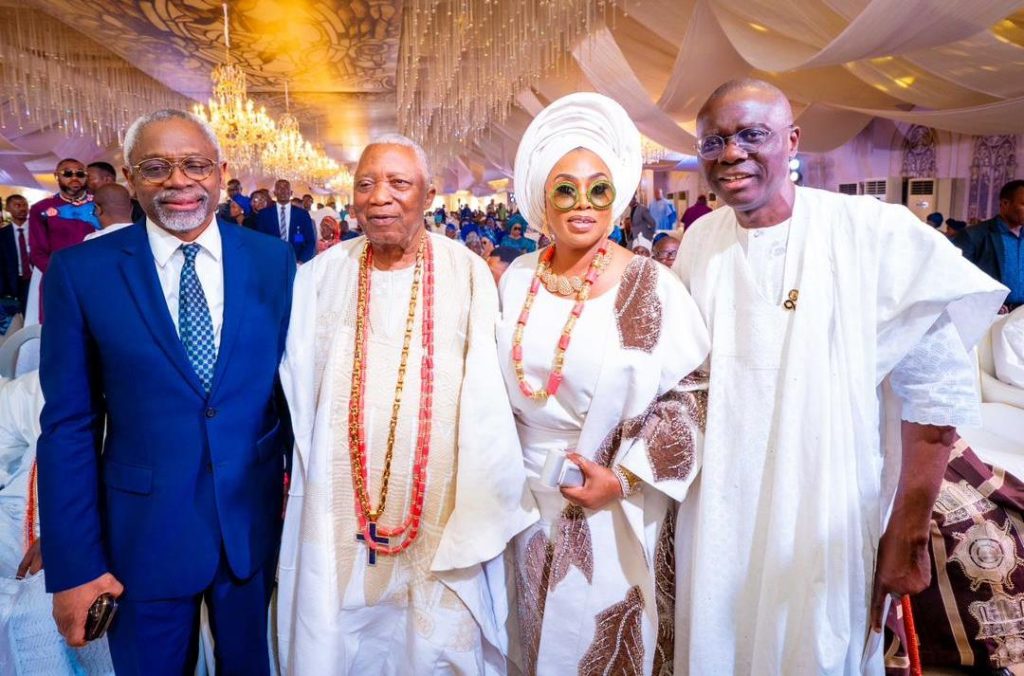 SANWO-OLU CELEBRATES SIR KESSINGTON ADEBUTU AT 90