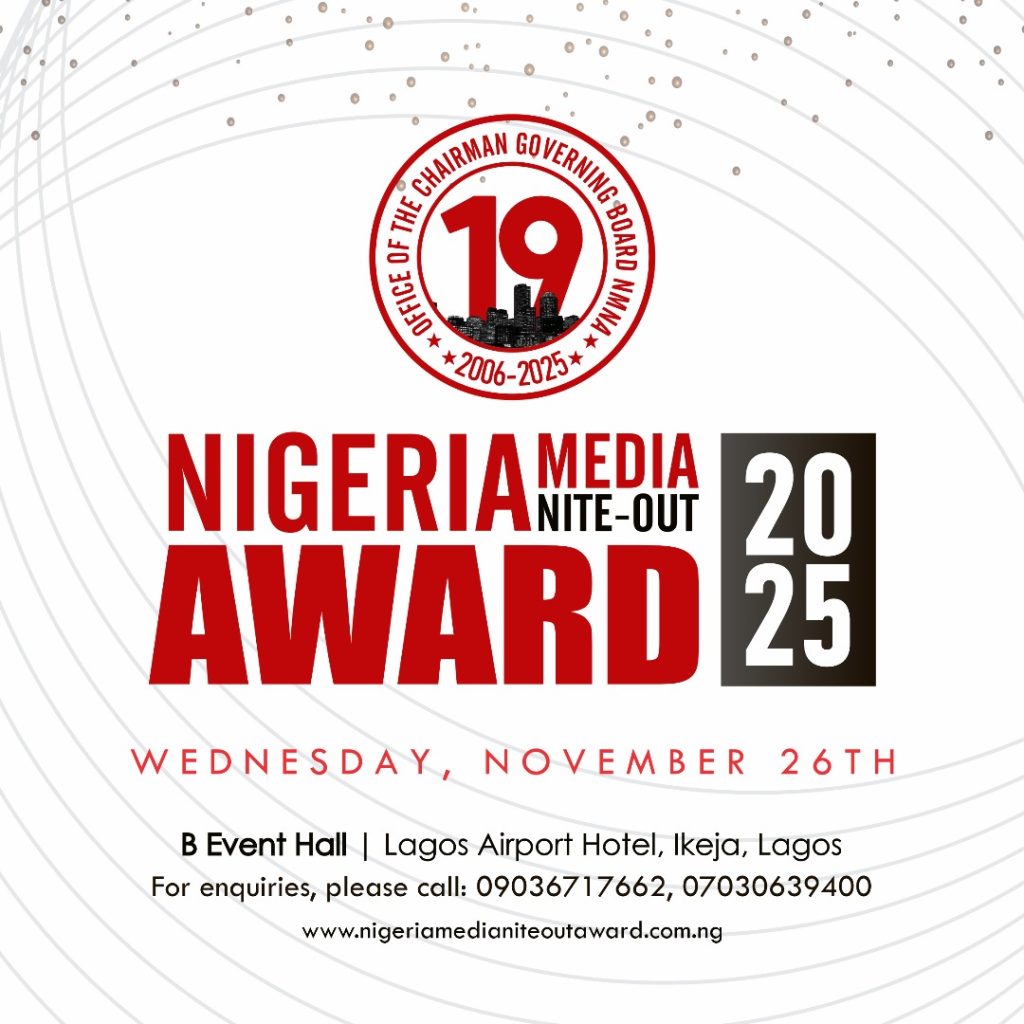 All Set for the 19th Edition of Nigeria Media Nite Award (NMNA)