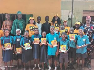 Joy and Happiness as Im Somebody Foundation Gives WAEC Scholarships to Students in Ipokia