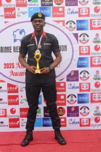 ACC John Attah Onoja Shines on the National Stage as CRAN Crowns Him ‘Most Proactive Crime Fighter of the Year’