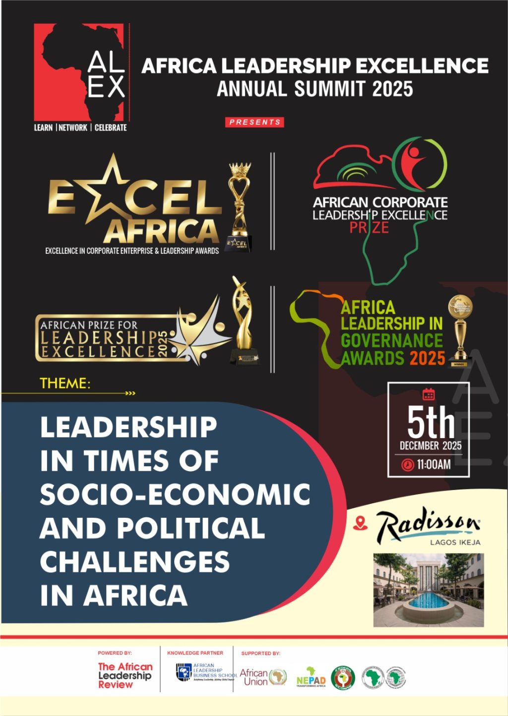 Africa Leadership Excellence Annual Summit (ALEX) – 2025 Set To Hold