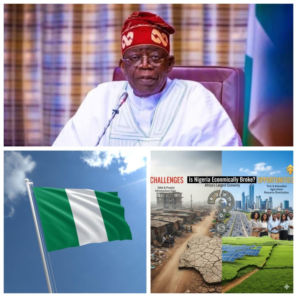 OPINION ARTICLE:  Is Nigeria Economically Broke? Challenges and Opportunities in Africa’s Largest Economy  BY BLAISE UDUNZE