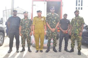 NNS BEECROFT HANDS OVER 172KG OF SEIZED CANNABIS SATIVA TO NDLEA.