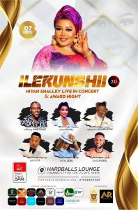 ILEKUNSHII 2.0: Hiyah Shelley Returns with a Spectacular Live Concert and Award Night This December