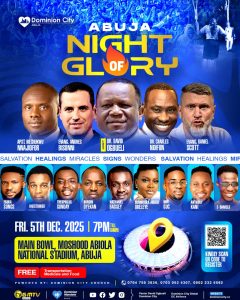 Pastor David Ogbueli Leads Abuja and Nigeria Into a Night of Glory as Healing Crusade holds Friday BY BLAISE UDUNZE