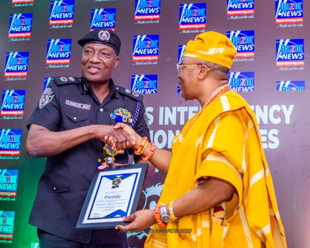 CP Lagos Bags Prestigious Award at RazorNews Inter-Agency Cooperation Awards for Inter-Agency Crime Fighting Excellence