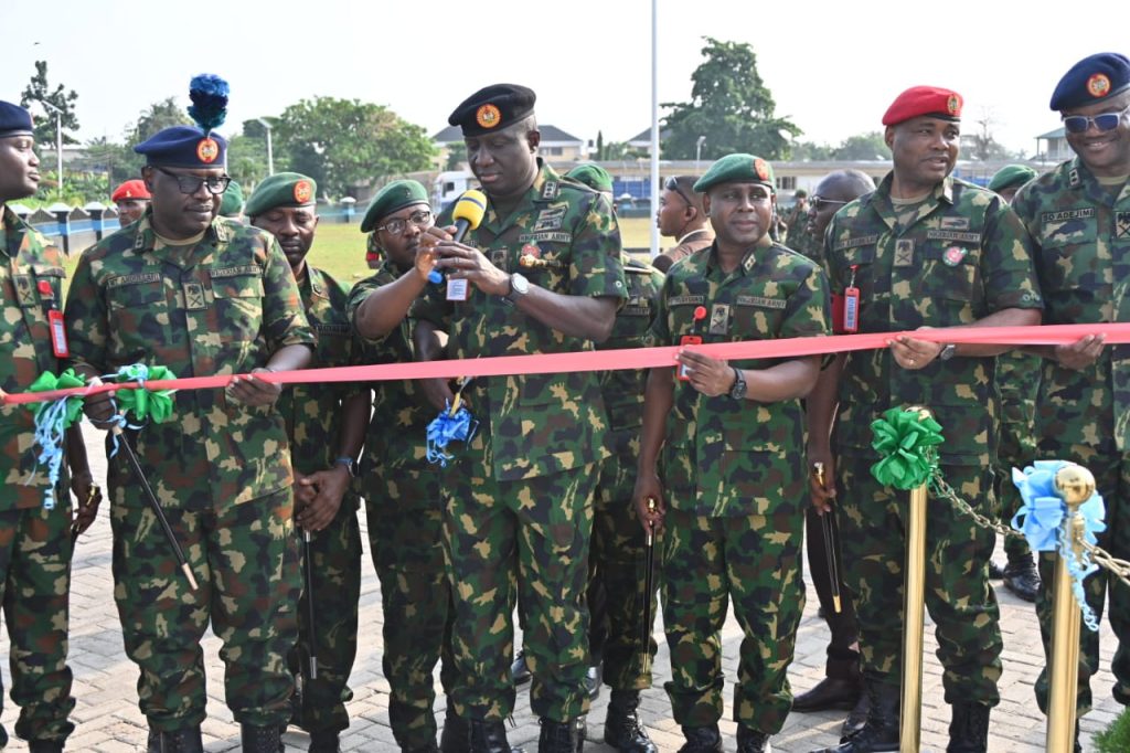 COAS COMMISSIONS DEVELOPMENT PROJECTS AT TA LAGBAJA CANTONMENT, LAGOS