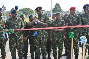 COAS COMMISSIONS DEVELOPMENT PROJECTS AT TA LAGBAJA CANTONMENT, LAGOS