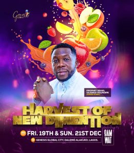 ‎Prophet Israel Oladele’s Genesis Global 2025 Harvest of New Dimension seeks to empower 5,000 widows and widowers in Lagos