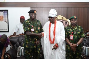 COAS VISITS OBA OF LAGOS, SOLICITS TRADITIONAL SUPPORT FOR MILITARY OPERATIONS