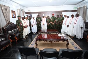 COAS VISITS OBA OF LAGOS, SOLICITS TRADITIONAL SUPPORT FOR MILITARY OPERATIONS