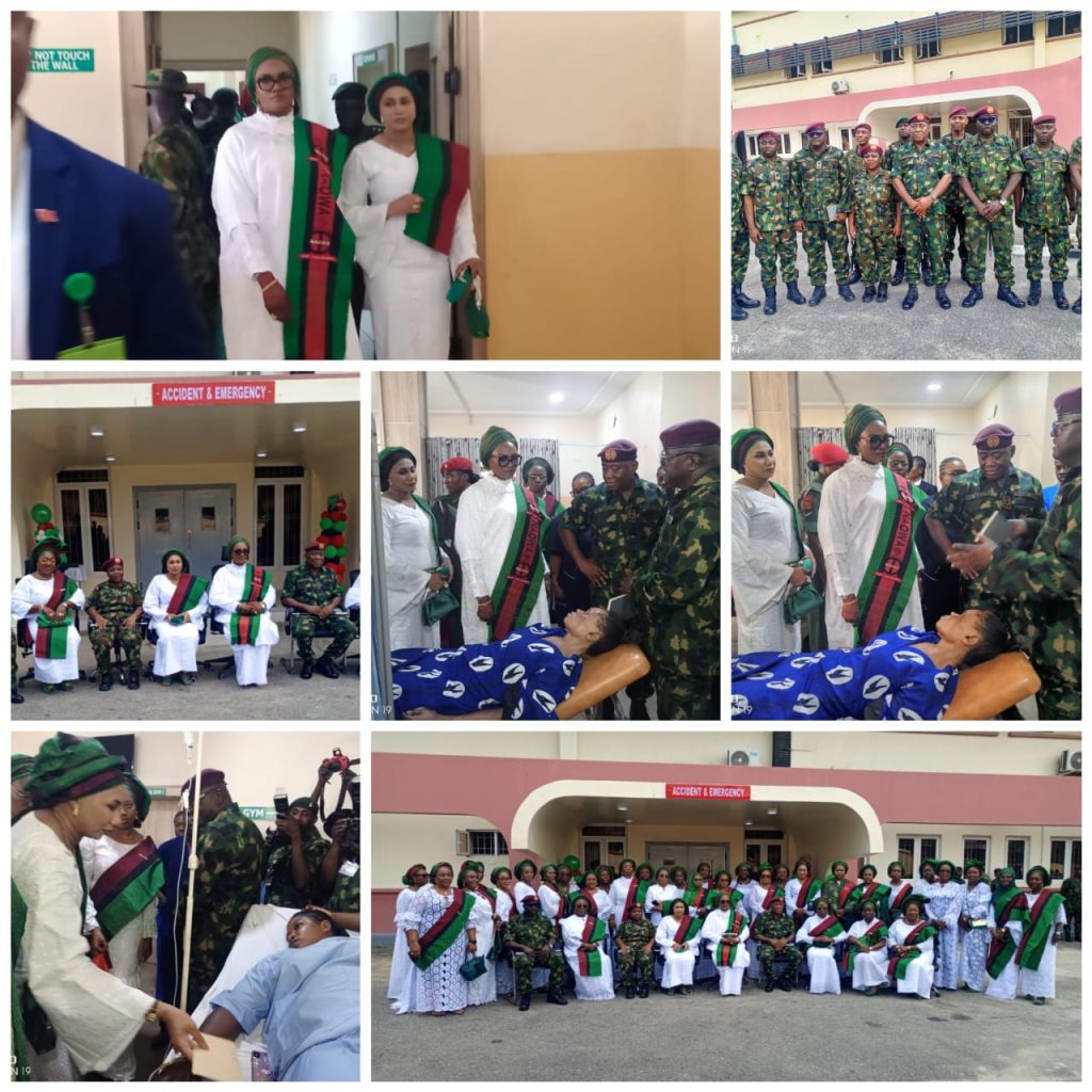 Military Hospital Ikoyi Gets Major Emergency Upgrade as NAOWA President Safiyyah Shaibu Commissions Life-Saving Equipment