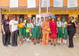Polaris Bank Champions Girls’ Hygiene Awareness with Female Hygiene Essentials Distribution in Kuramo & Victoria Island Junior and Senior Secondary Schools