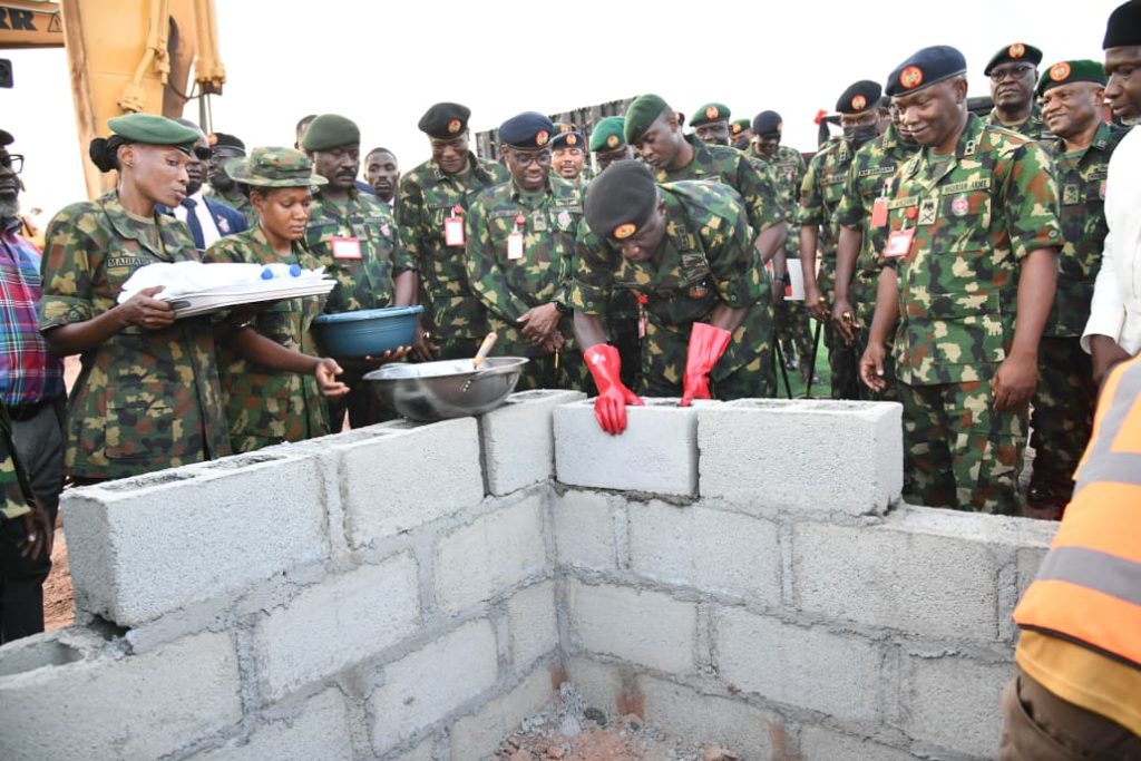 COAS FLAGS OFF BOLA AHMED TINUBU BARRACKS PHASE 2, REAFFIRMS ‘SOLDIER FIRST’ PHILOSOPHY