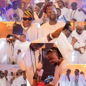 Fuji Star, King Saheed Osupa Raises the Bar at Friends of Osupa Exclusive White Agbada Party, Rewards Nollywood Icons With ₦2.1 Million Each   – Alhaji Arems ( Baba Fuji)