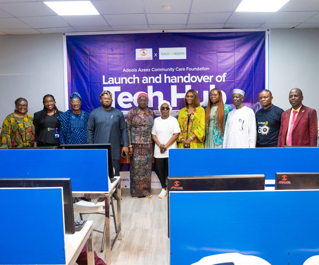 Adeola Azeez Foundation Builds High-speed tech Hub for Ogun Primary school