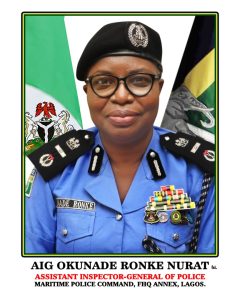 AIG OKUNADE RONKE NURAT, fsi, ASSUMES DUTY AS THE 24TH ASSISTANT INSPECTOR-GENERAL OF POLICE, MARITIME POLICE COMMAND