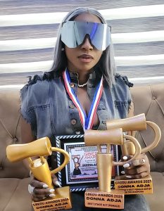 Donna Adja Clinches Three Wins at Gbedu Awards, Set to Shoot “No Forks Trap” Video