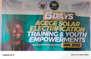 Hon. Abdulganiu Vinod Obasa Empowers Agege Youths with Solar Energy Skills, Drives Grassroots Development