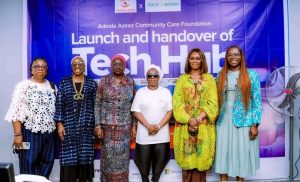 COMMISSIONING OF THE TECH HUB ESTABLISHED BY ADEOLA AZEEZ COMMUNITY CARE FOUNDATION AT EMMANUEL ANGLICAN PRIMARY SCHOOL,ITALUPE, IJEBU ODE