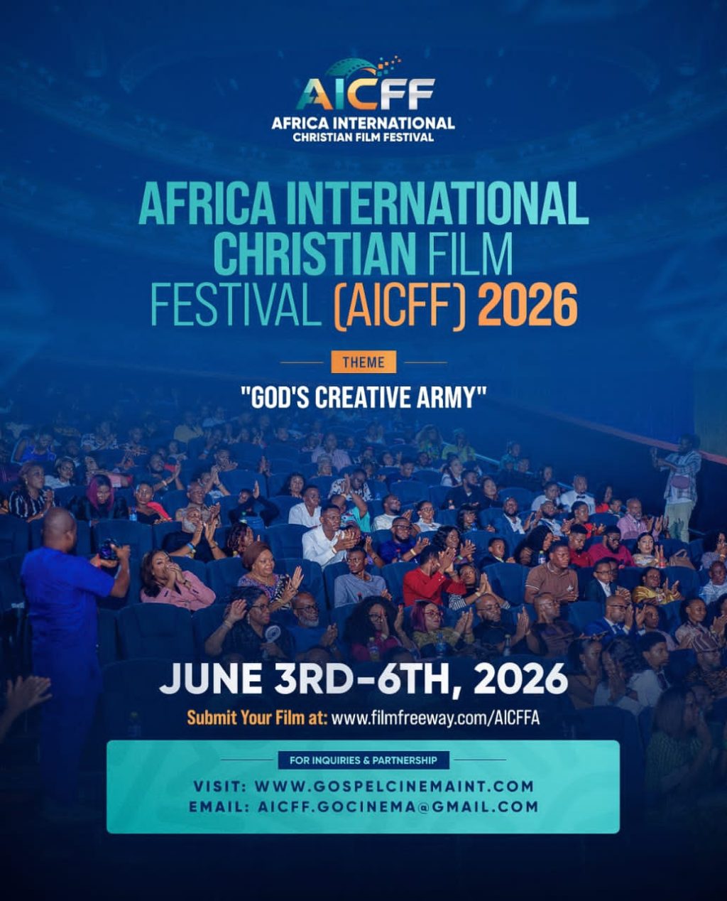 Africa International Christian Film Festival (AICFF) Announces Debut Dates in Nigeria