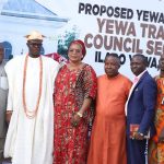 Senator Adeola Yayi Receives Royal Blessings, Praises at Foundation Laying of Yewa Traditional Council Secretariat in Ilaro-Yewa