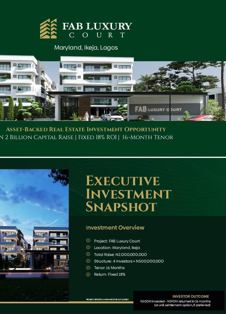 FAB Luxury Court Sets A Rare Benchmark For Excellence In Africa  ~By Oluwaseun Fabiyi