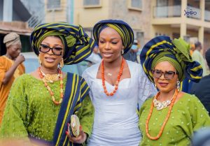 Fash-Lanso, Bimbo Oshin, Antar Laniyan, Other Stars Step Out as Bukky Amos-Bello Buries Father in Ibadan