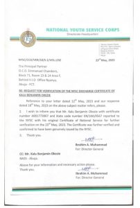 CRG: Politicians Must Stop Witch-Hunting, Focus on Nation Building — Says NYSC Cleared Deputy Speaker Since 2023  By: Boye Ola