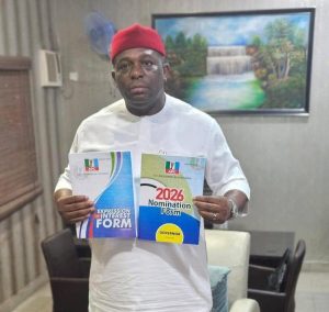 Abia 2027: Hon Mascot Kalu Picks Governorship Form, Charges Supporters To Be Resolute