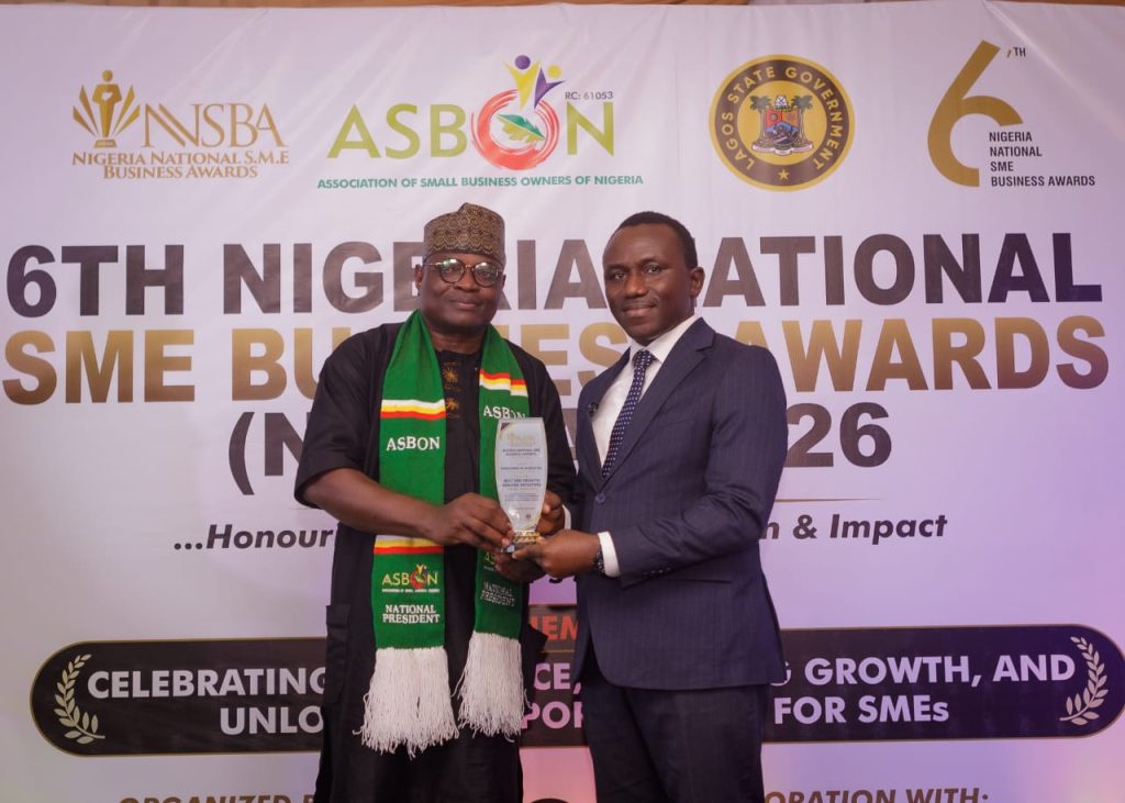 BANKING BEYOND THE BALANCE SHEET: UNION BANK’S ASBON RECOGNITION AND NIGERIA’S SMALL BUSINESS ECONOMY