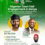 Ahead 2027: City Boy Movement East Africa Kenya Chapter Gainer Momentum, Sets to Host Nigerians Town Hall Meeting on May 11 in Kenya.