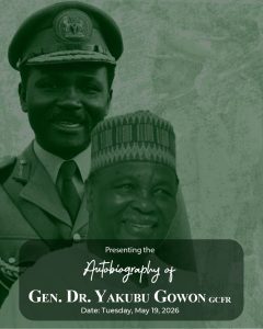 Tinubu, Danjuma for Gowon’s autobiography launch in Abuja 